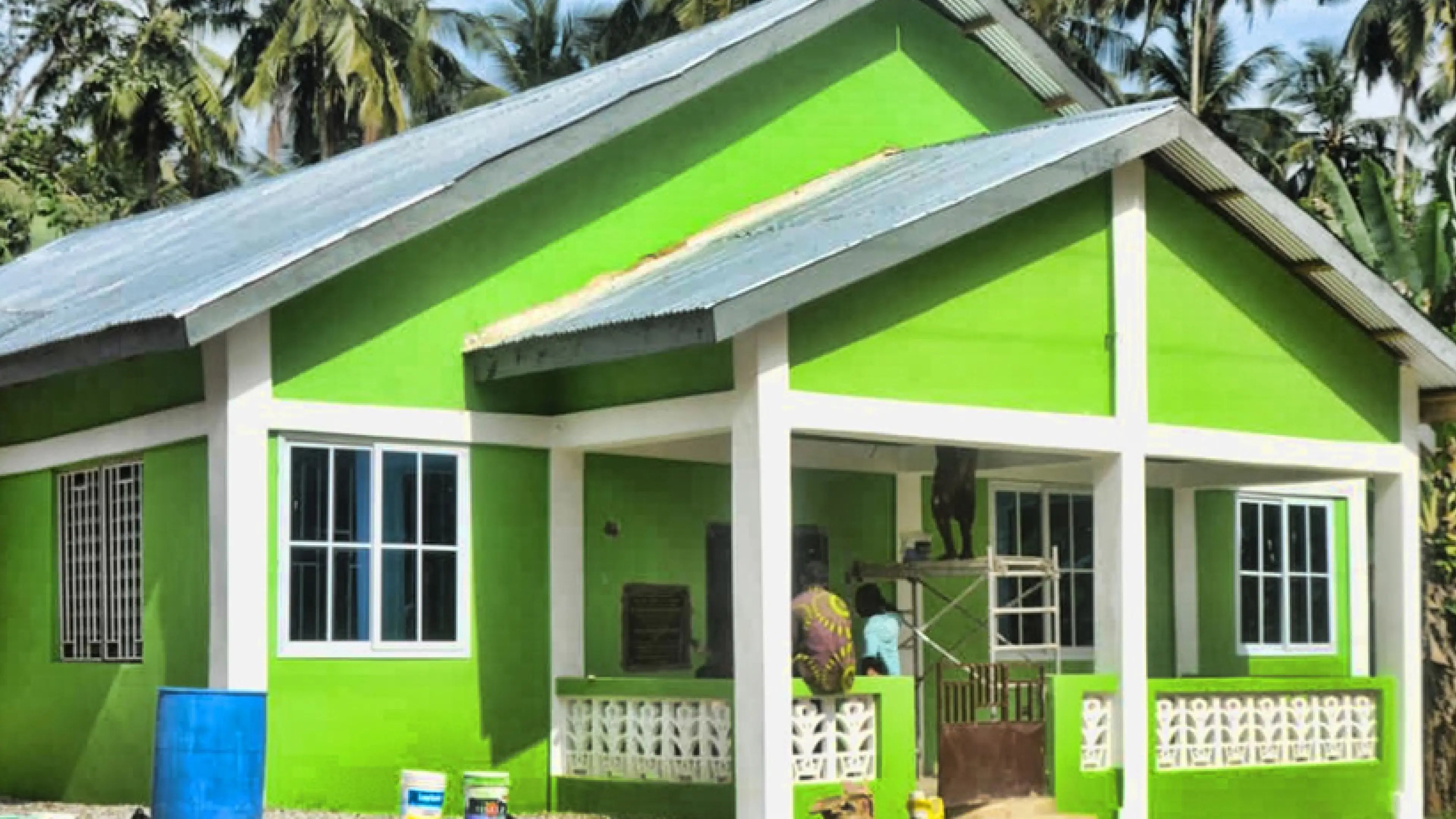 Built by a couple in Rev. Baisie's Church, AT TAWORA